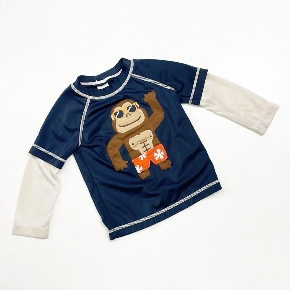 Gymboree baby boys swim rash guard
